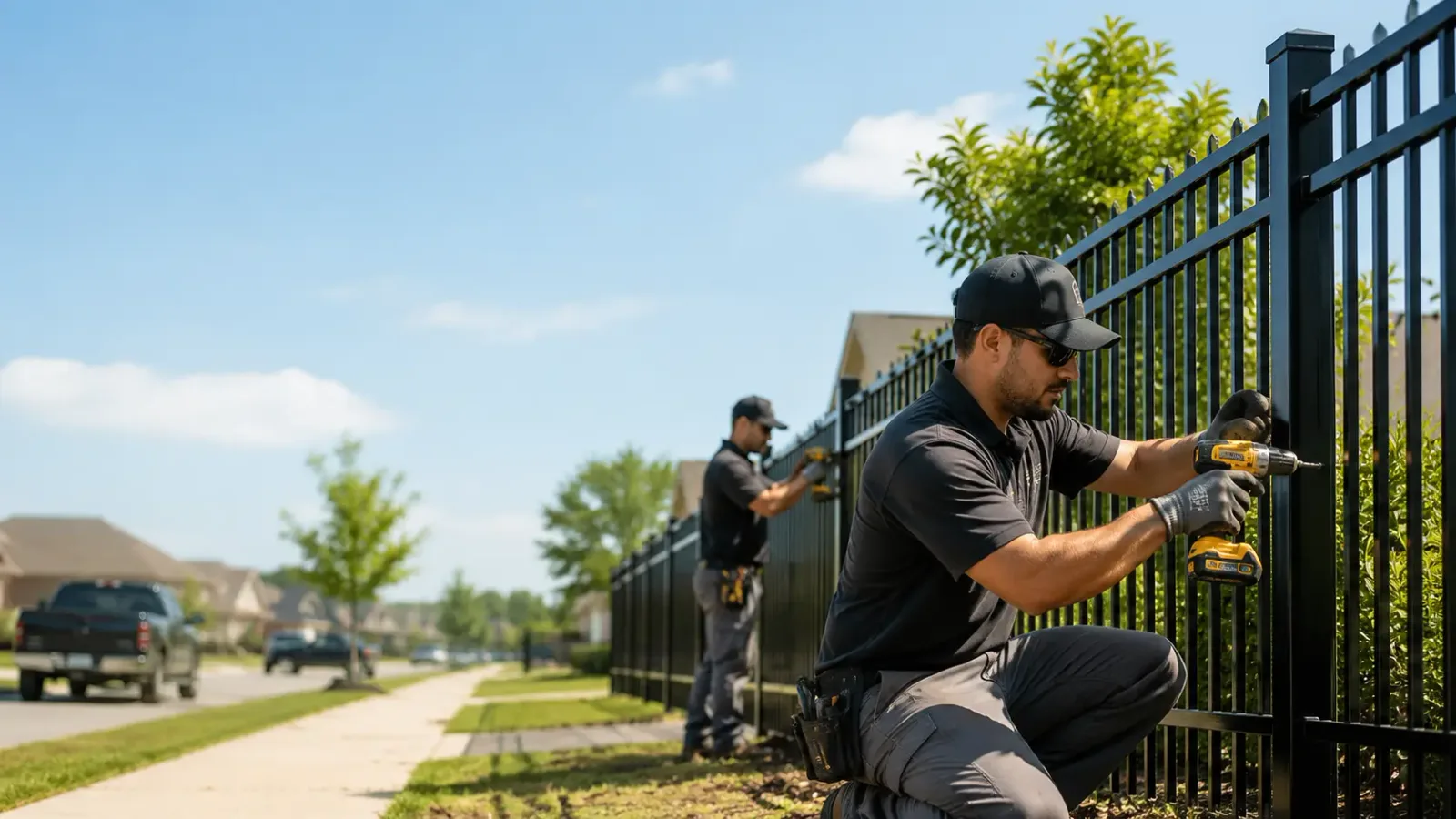 Metal Fence Installation in Three Rivers, MA